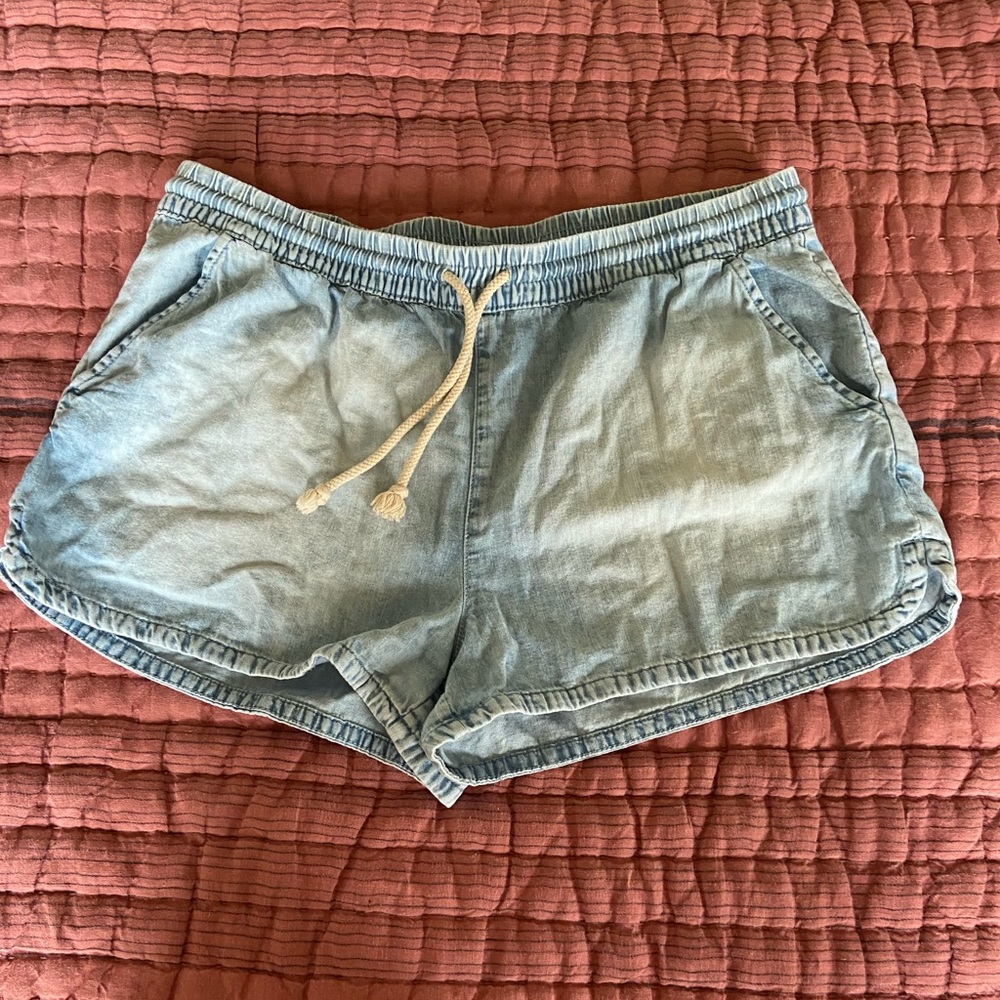 Aerie Chambray Shorts